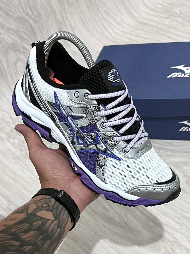 Mizuno Nirvana 9 Branco Lilás