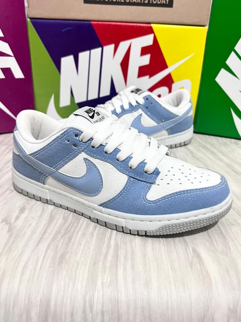 Nike SB Dunk Low Pro Bco Azul bb brilhoso