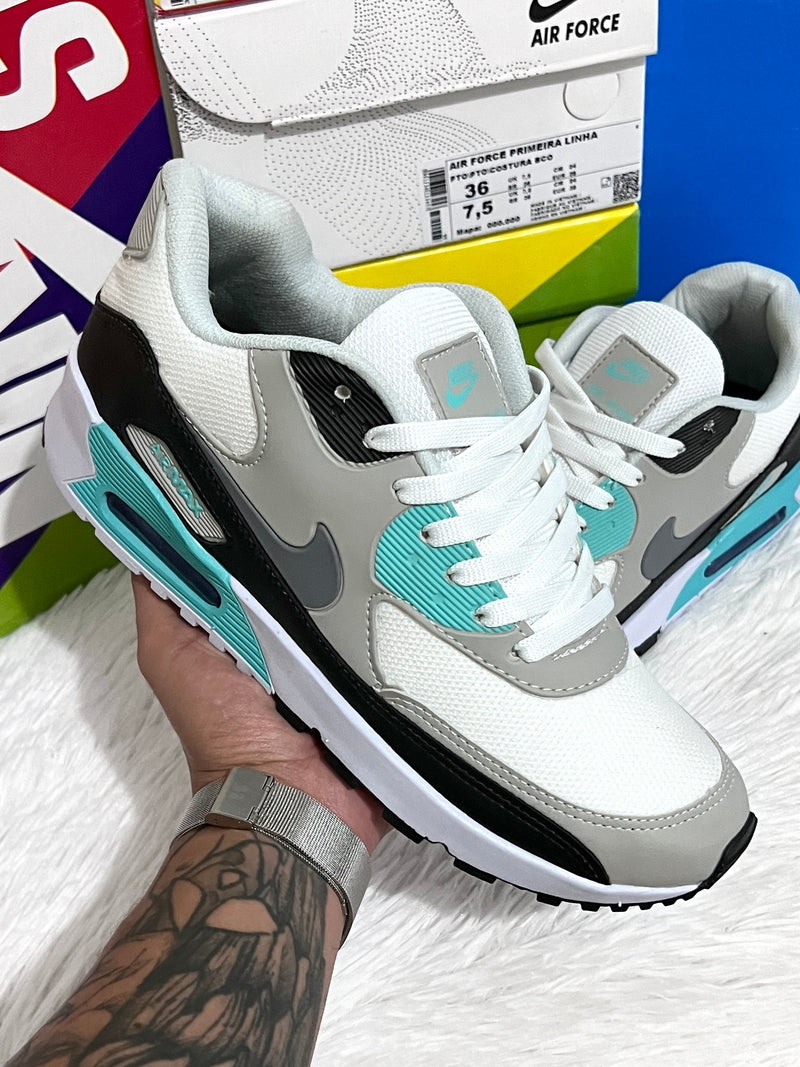 Nike Air Max 90 x Branco, Verde Água