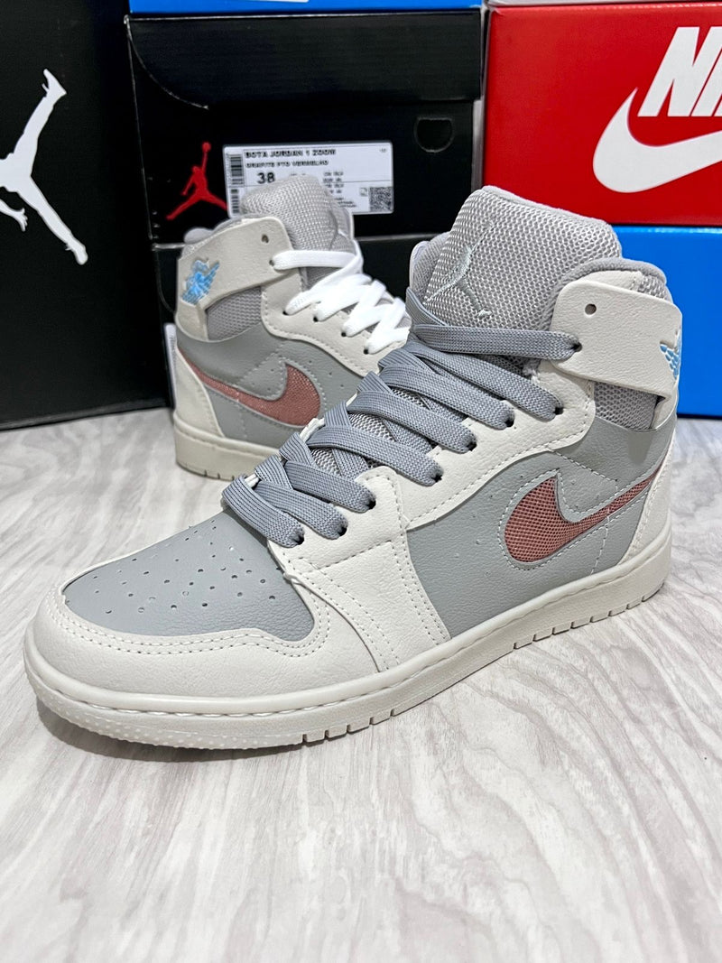 Nike Air Jordan 1 - Cinza Bege