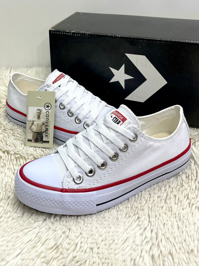 Converse All Star Tecido Branco