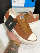 Converse All Star Plataforma Couro Caramelo