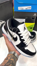 Nike Air Jordan Low Branco Preto Celeste