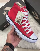Converse All Star Bota Tecido Vermelho